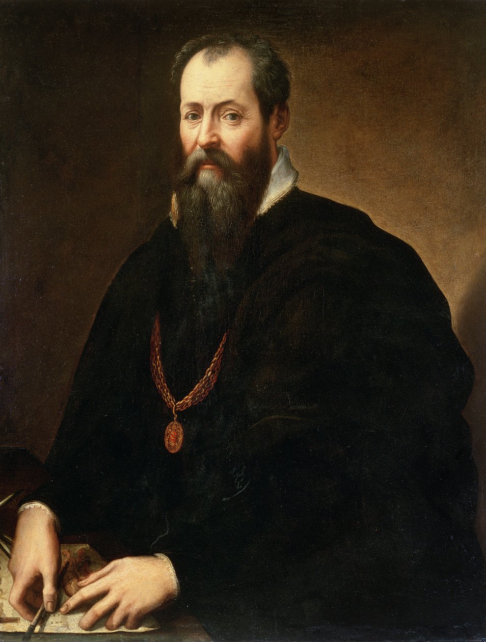 Självporträtt, 1566-68 av Giorgio Vasari