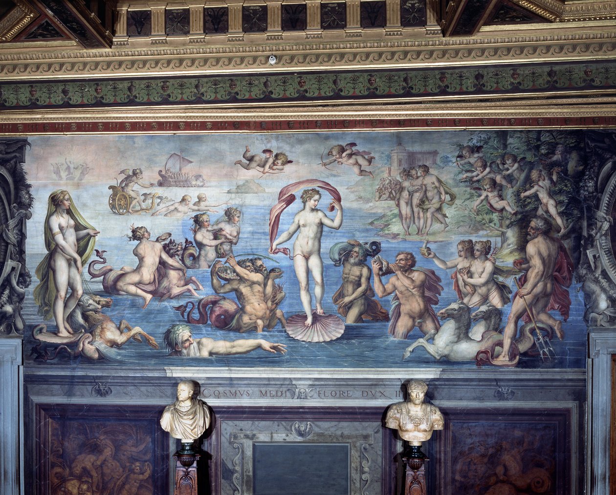 The birth of Venus  av Giorgio Vasari