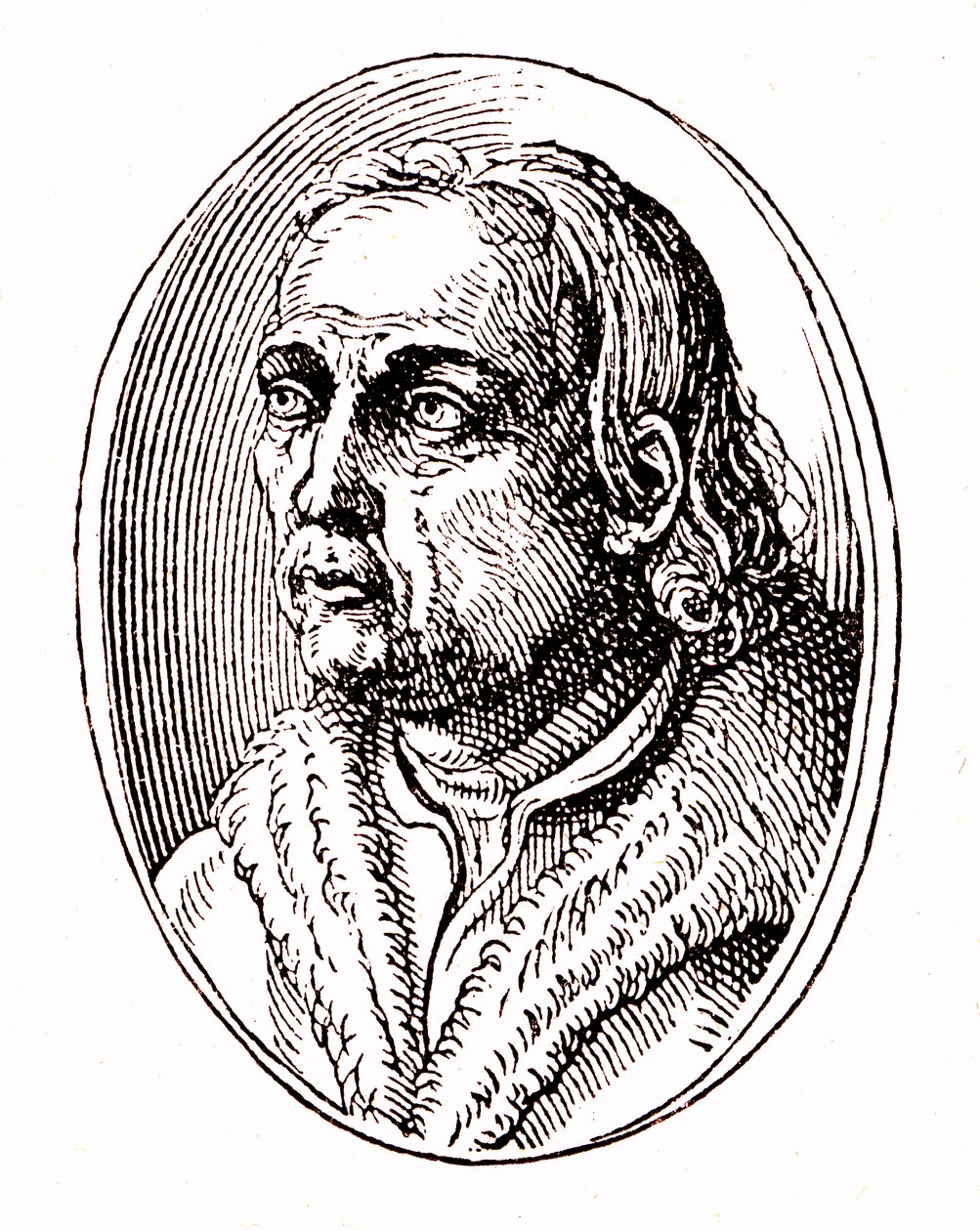 Simone del Pollaiolo, känd som Il Cronaca av Giorgio (after) Vasari