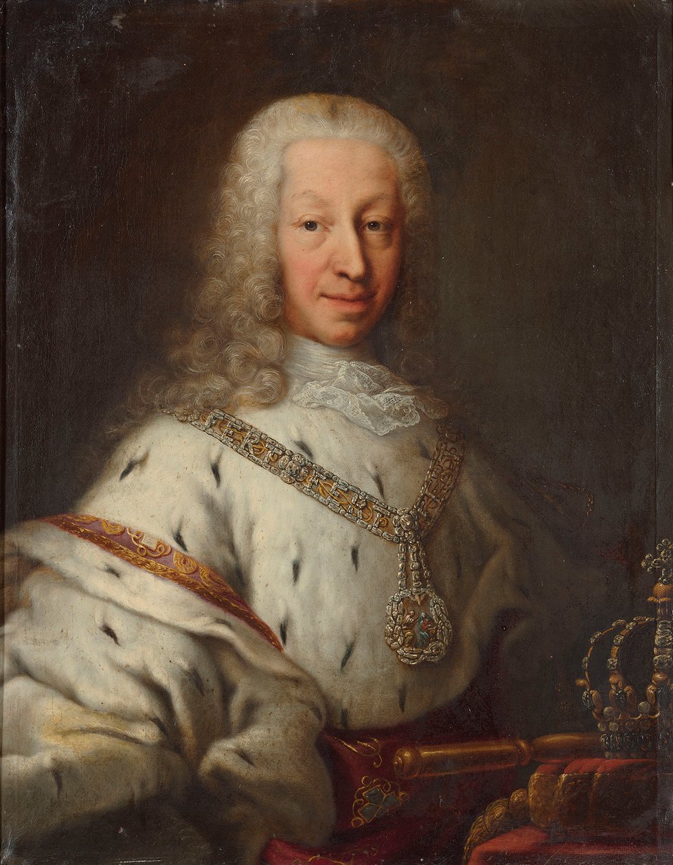 Charles Emmanuel III 1701-1773, hertig av Savojen och kung av Sardinien, första hälften av 1700-talet. av Giorgio Domenico Duprà