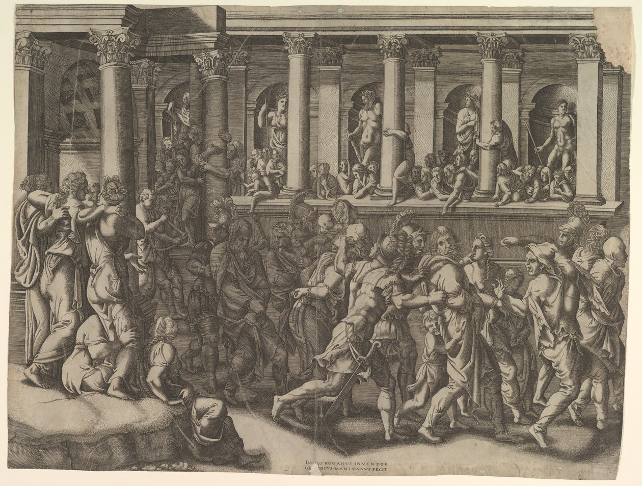 The Mocking of the Prisoners, ca. 1540. av Giorgio Ghisi