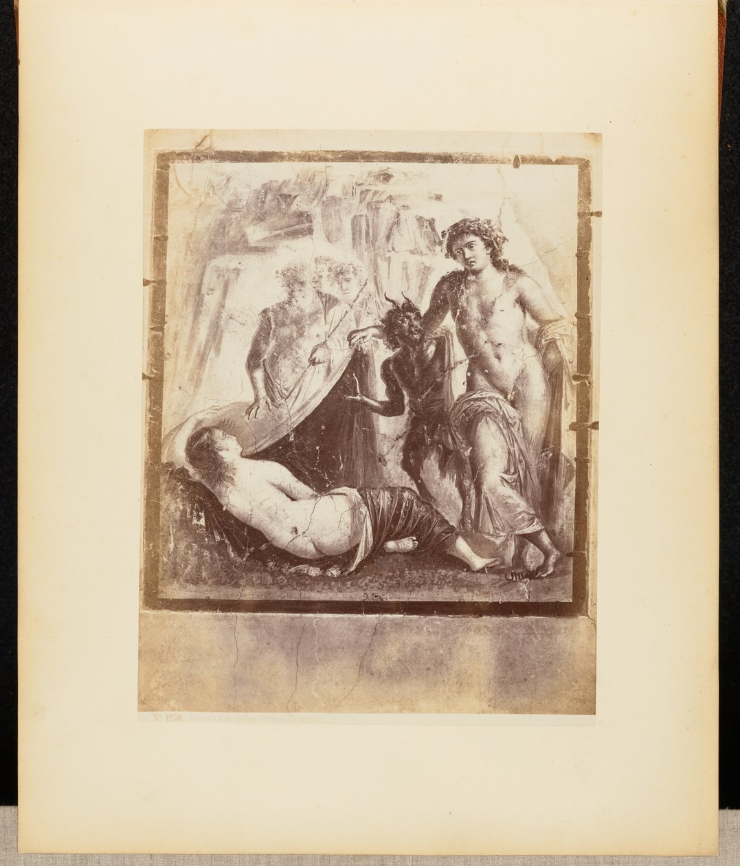 Färsk Bacchus och Ariadne Pompeji av Giorgio Sommer