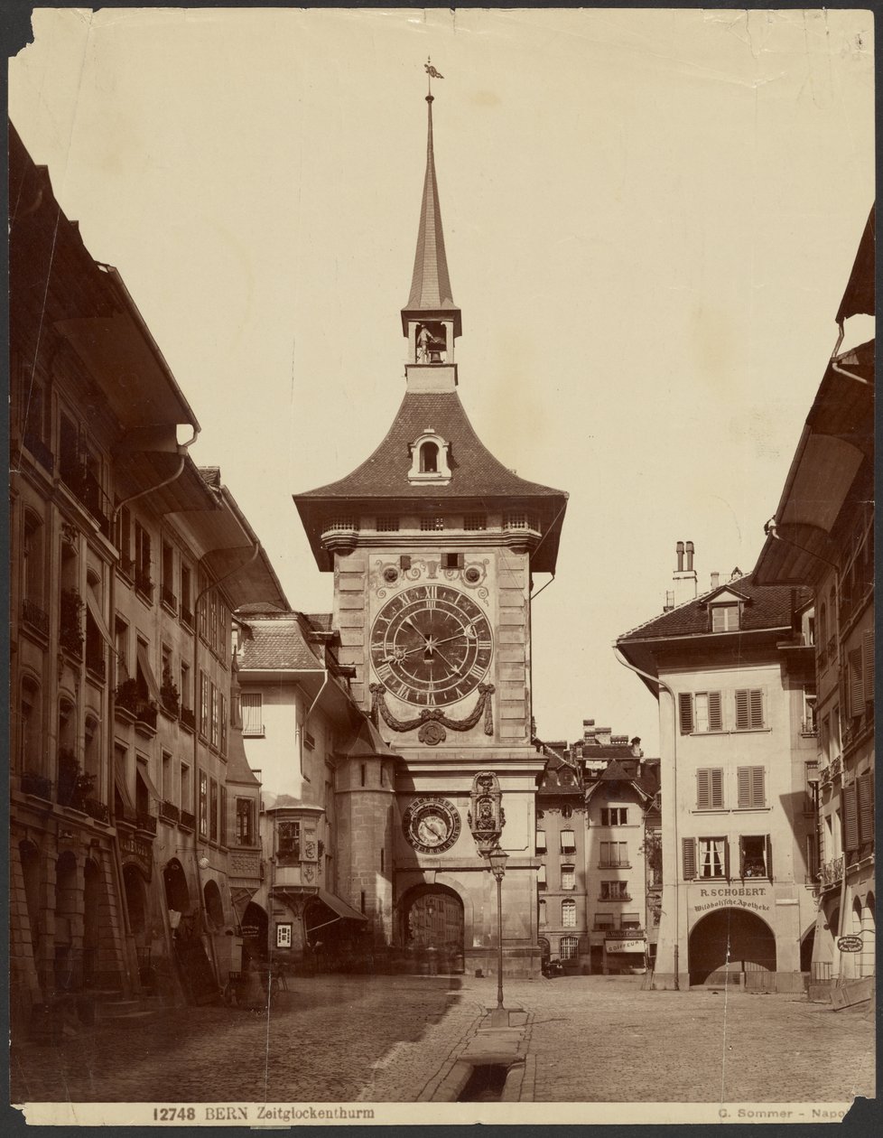 Bern, klocktornet av Giorgio Sommer