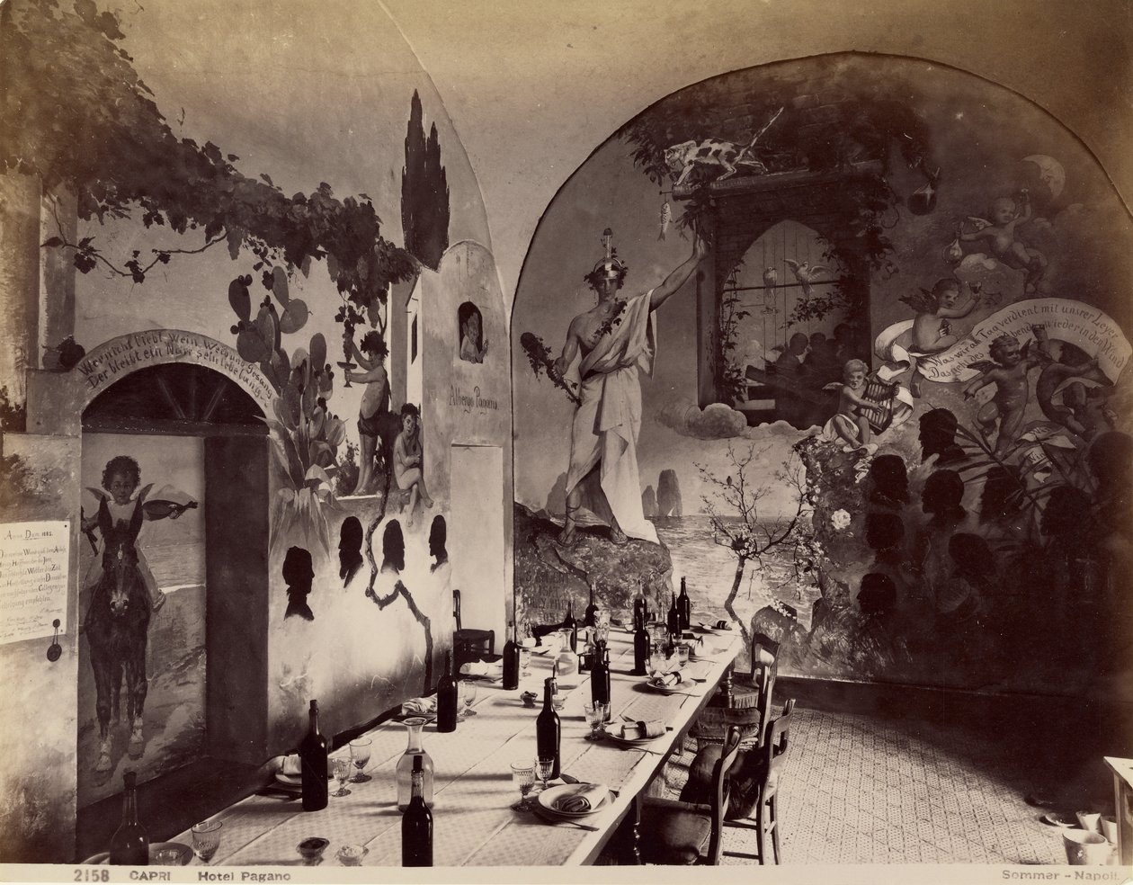 Capri, Hotel Pagano av Giorgio Sommer