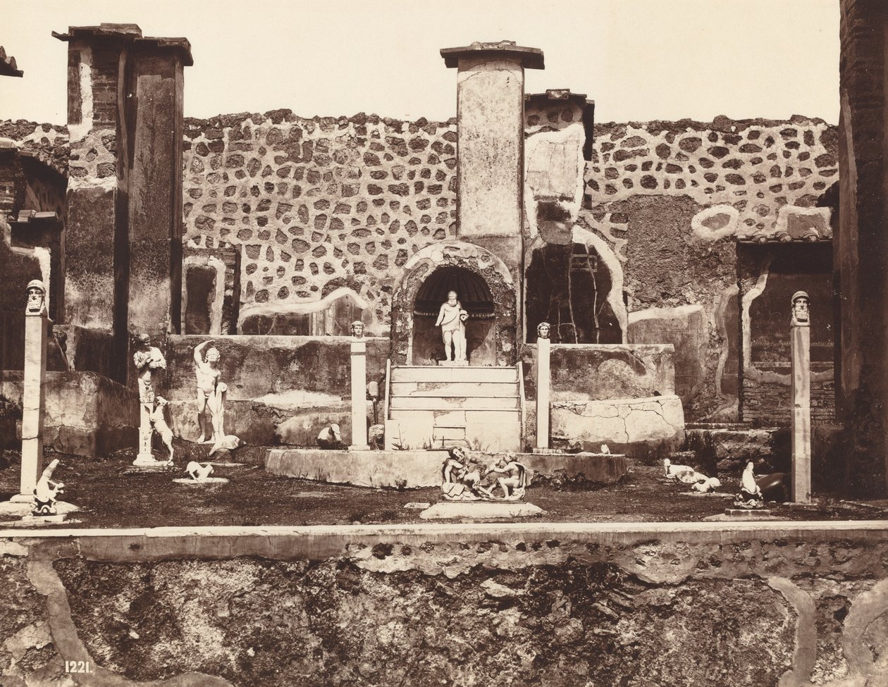 Marco Lucretius hus, Pompeji Marco Lucretius hus, Pompeji, ca 1870. av Giorgio Sommer
