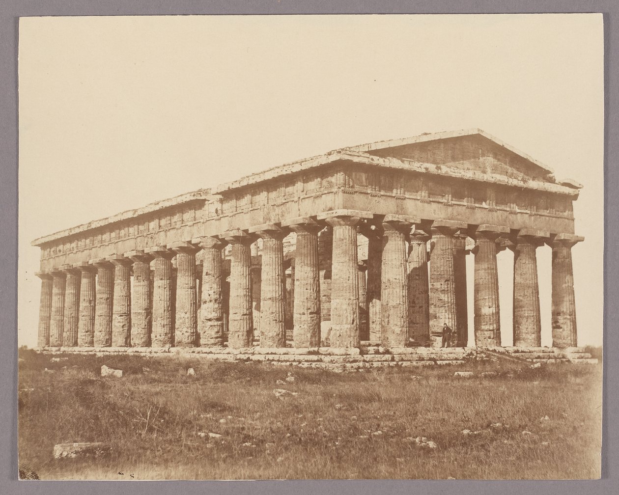 Paestum: Poseidons tempel av Giorgio Sommer