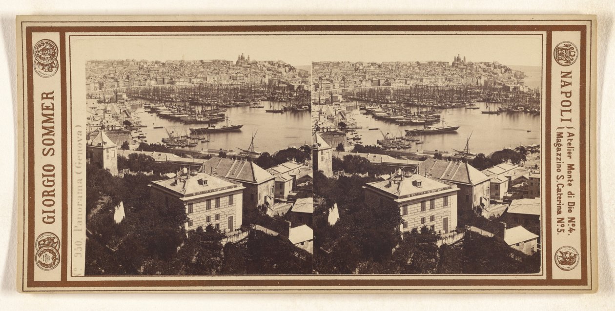 Panorama (Genua) av Giorgio Sommer