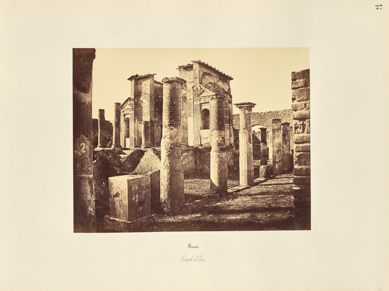 Pompeji. Isistemplet av Giorgio Sommer
