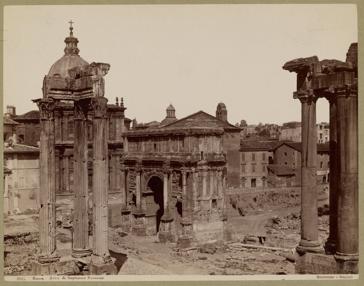 Rom - Septimius Severus-bågen av Giorgio Sommer