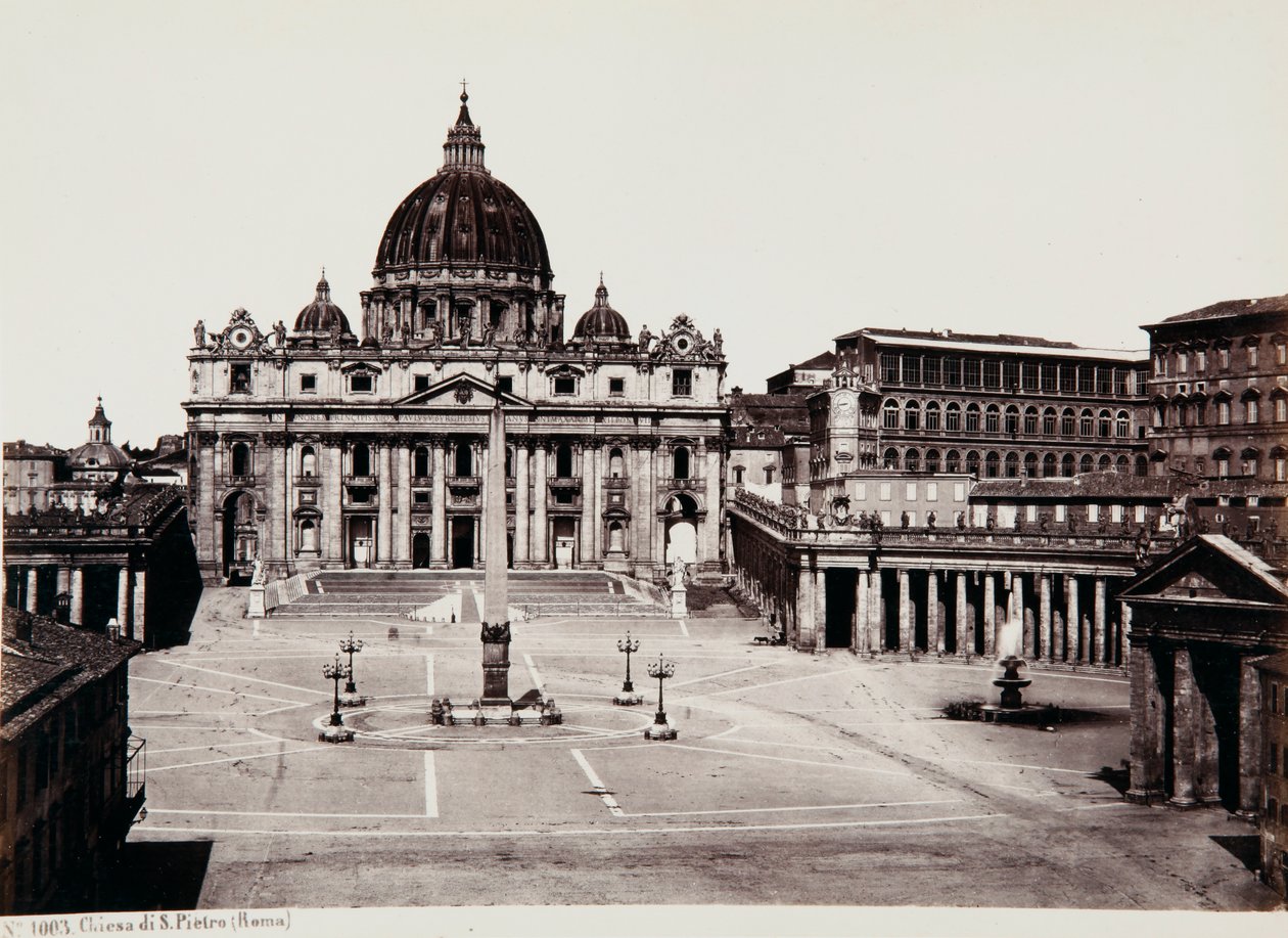 Basilikan S. Pietro, Vatikanstaten av Giorgio Sommer