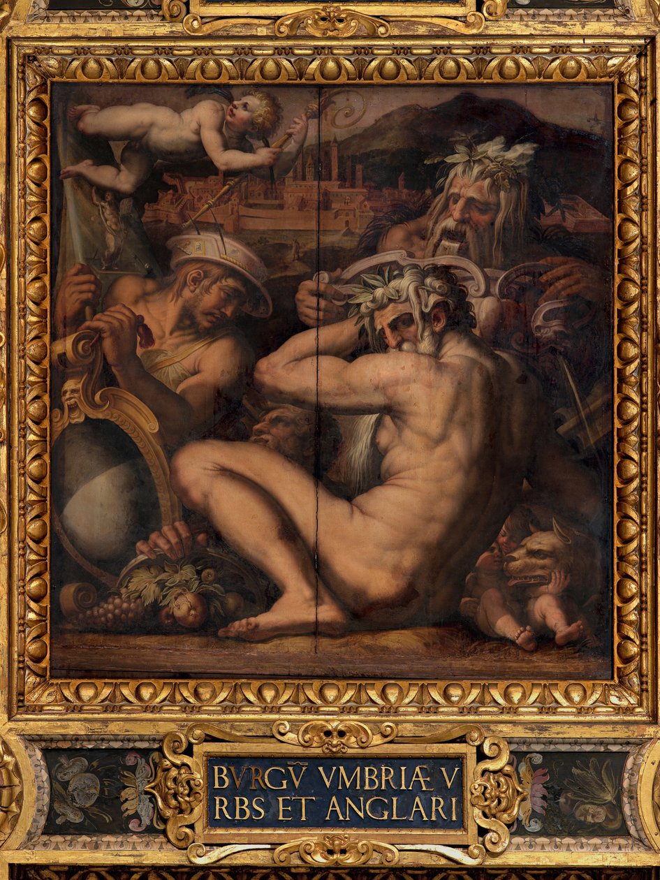Allegori av Borgo San Sepolcro och Anghiari av Giorgio Vasari