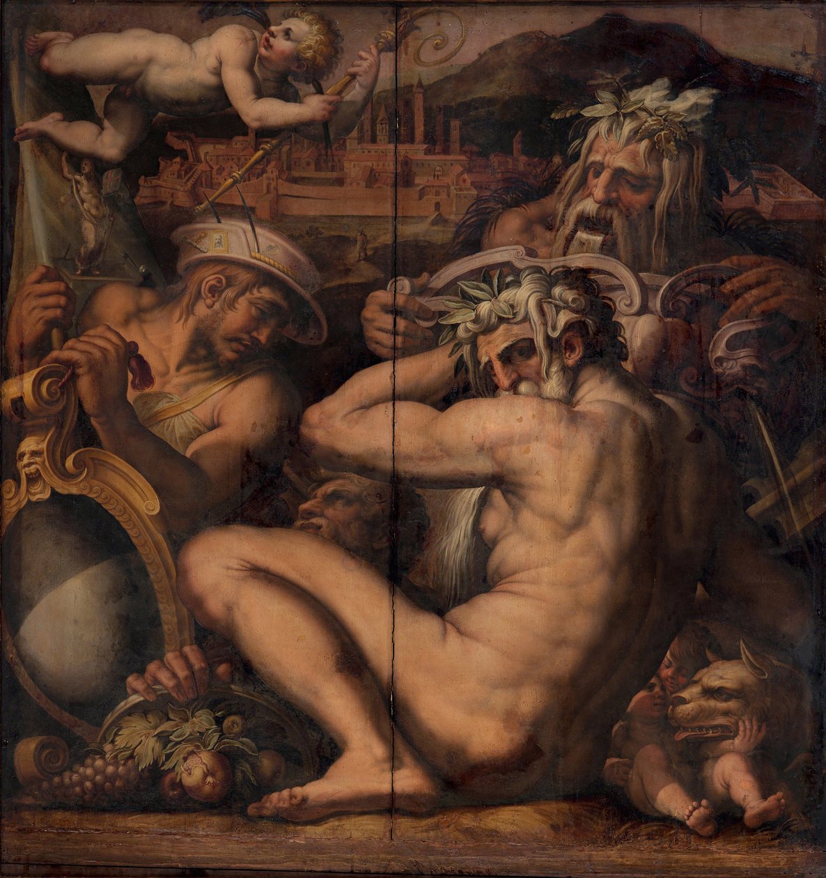 Allegori av Borgo San Sepolcro och Anghiari, 1563-1565 av Giorgio Vasari