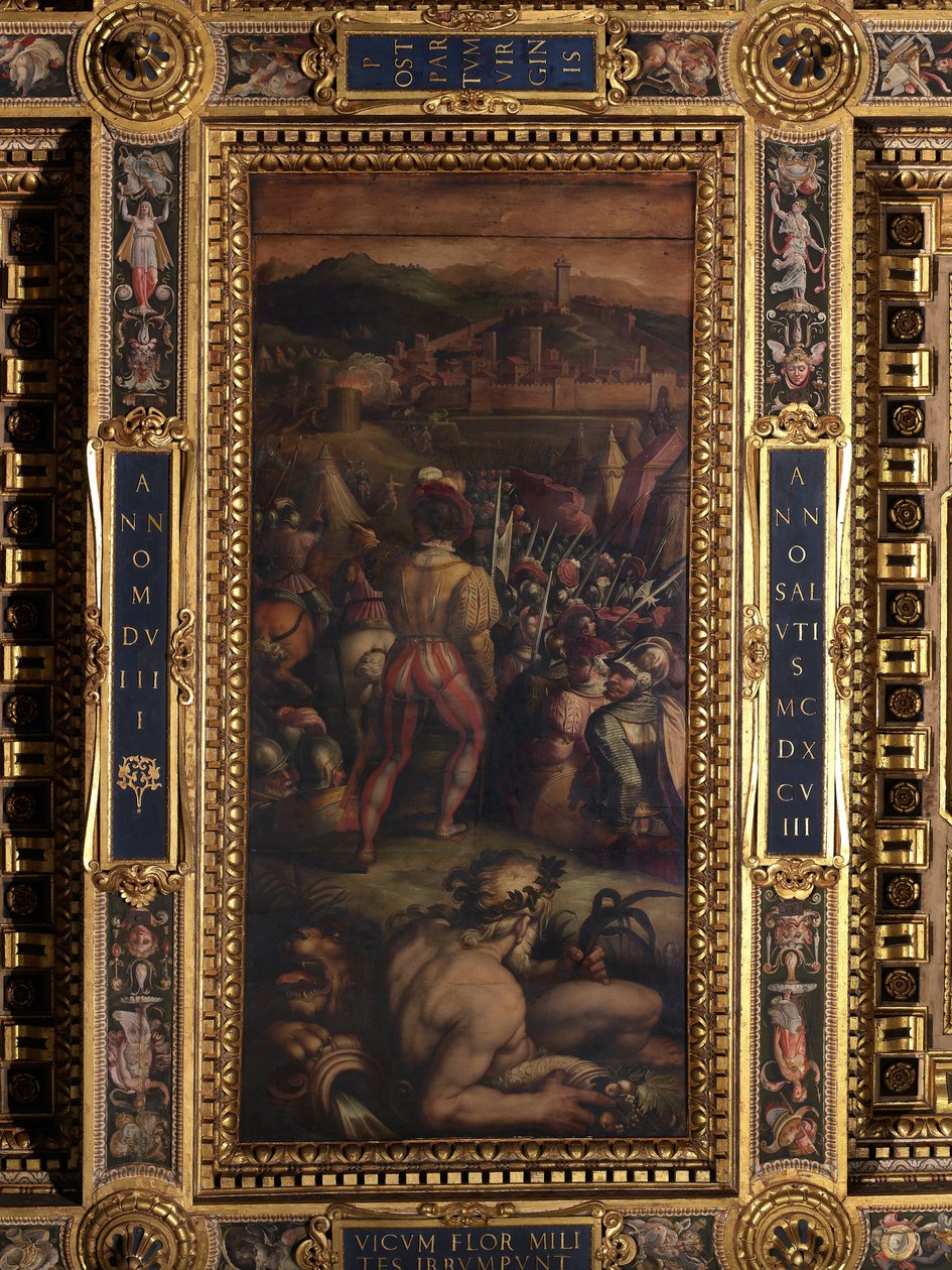 Fångst av Vicopisano av Giorgio Vasari