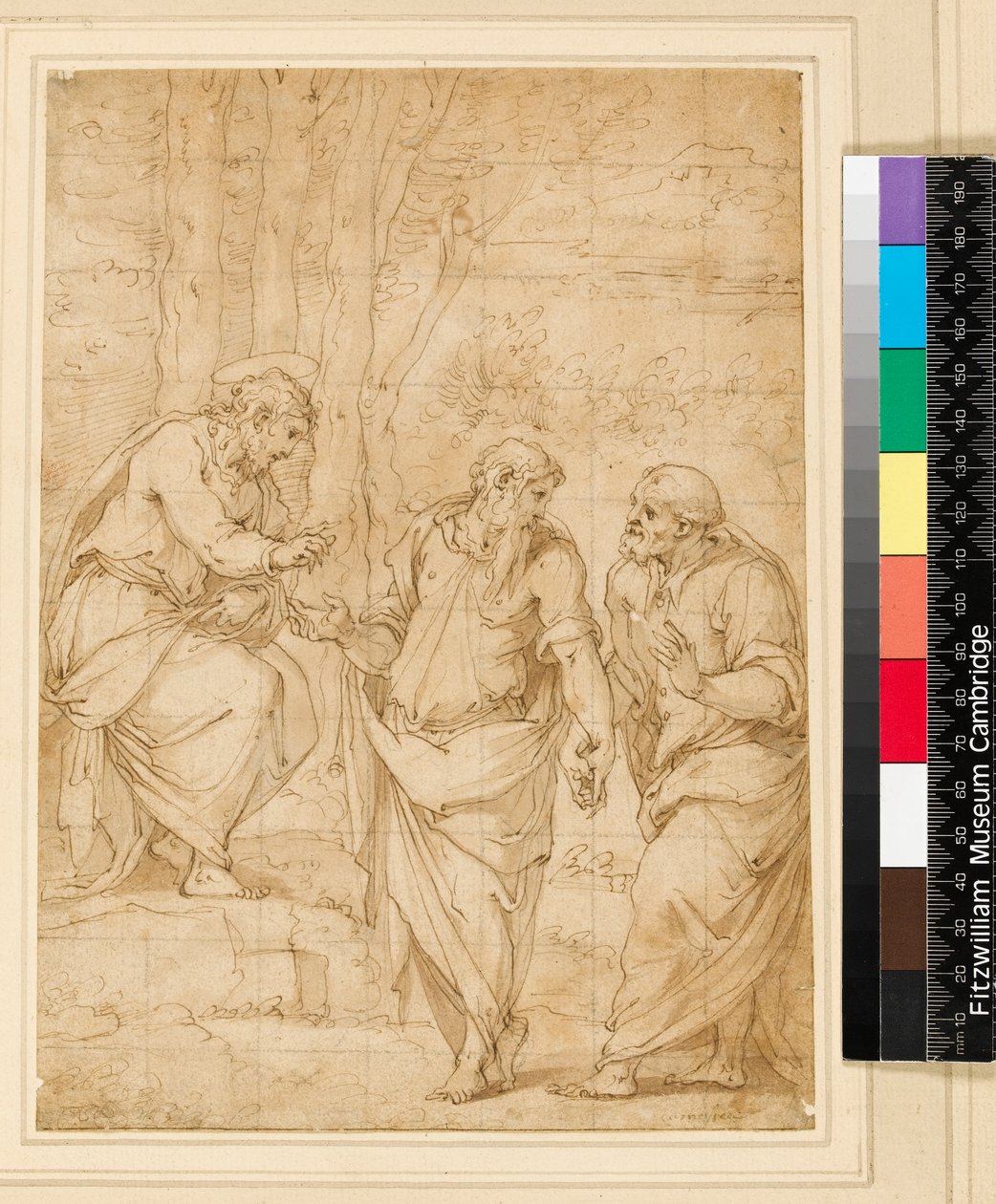 Kristus utnämnde Peter till sin efterträdare, 1500-1599 av Giorgio Vasari