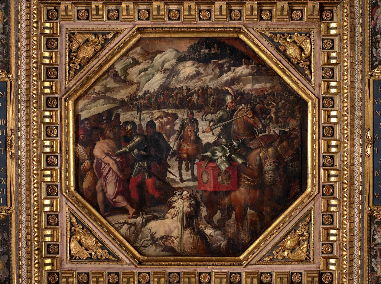 Venetianarnas nederlag i Casentino av Giorgio Vasari