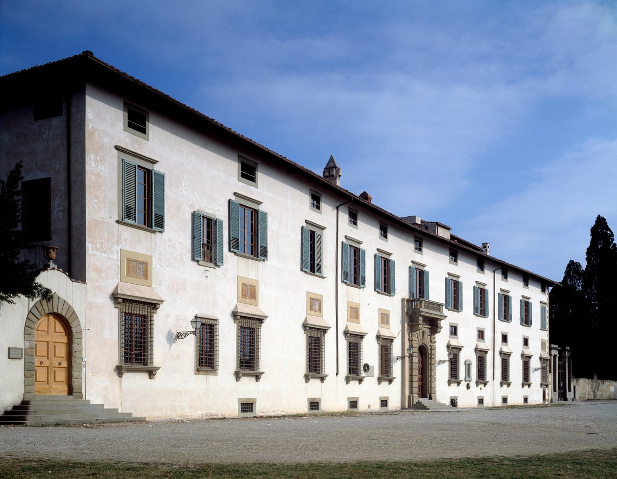Fasad av Villa Medicea av Castello, cirka 1538 av Giorgio Vasari