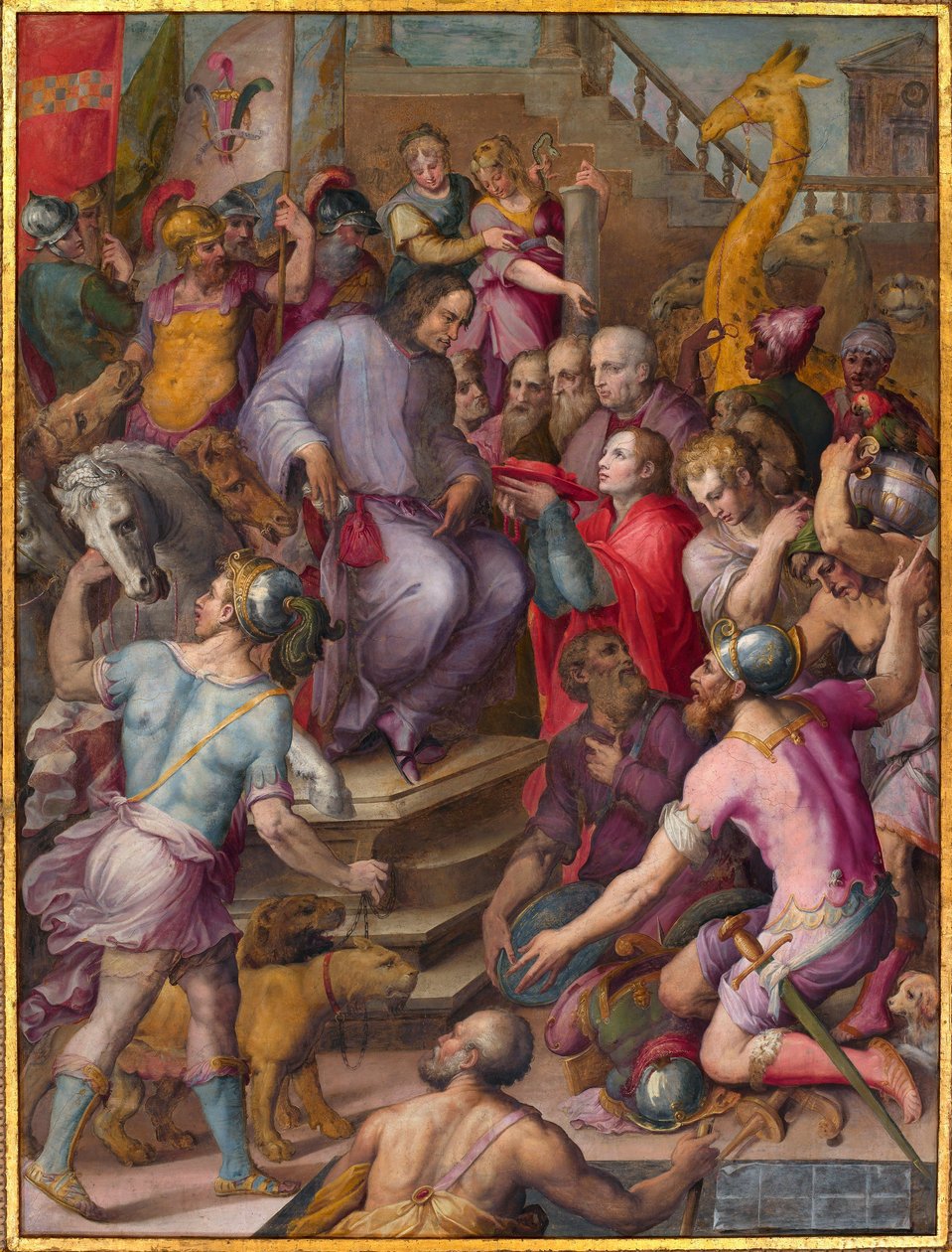 Laurent av Medicis eller Laurent den magnifika (Lorenzo il Magnifico av Giorgio Vasari