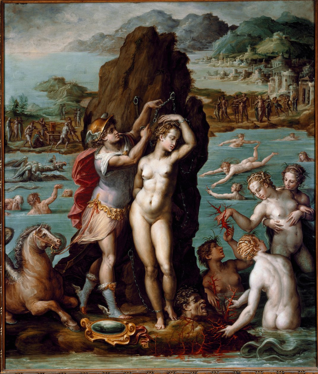 Perseus befriar Andromeda av Giorgio Vasari