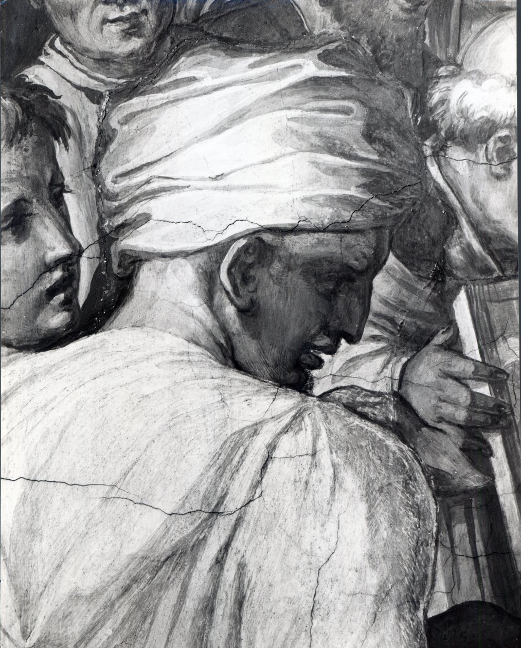 Porträtt av Luca della Robbia i Cosimo den äldres sal av Giorgio Vasari