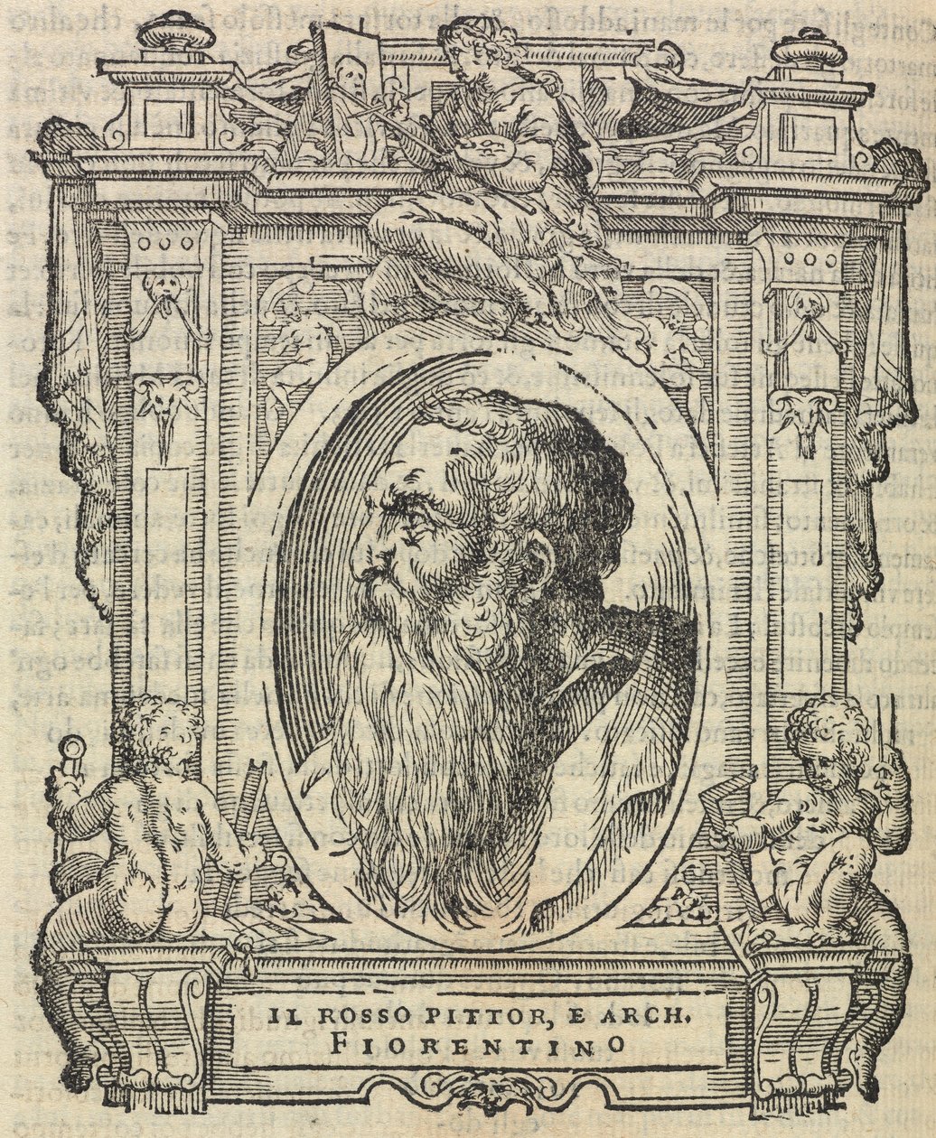 Rosso Fiorentino, från "The Lives of the Most Excellent Painters, Sculptors and Architects", 1568 av Giorgio Vasari
