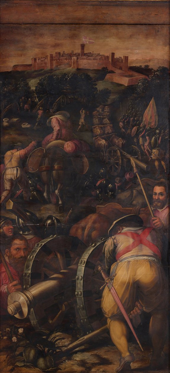 Stormningen av Monteriggioni, 1563-1565 av Giorgio Vasari
