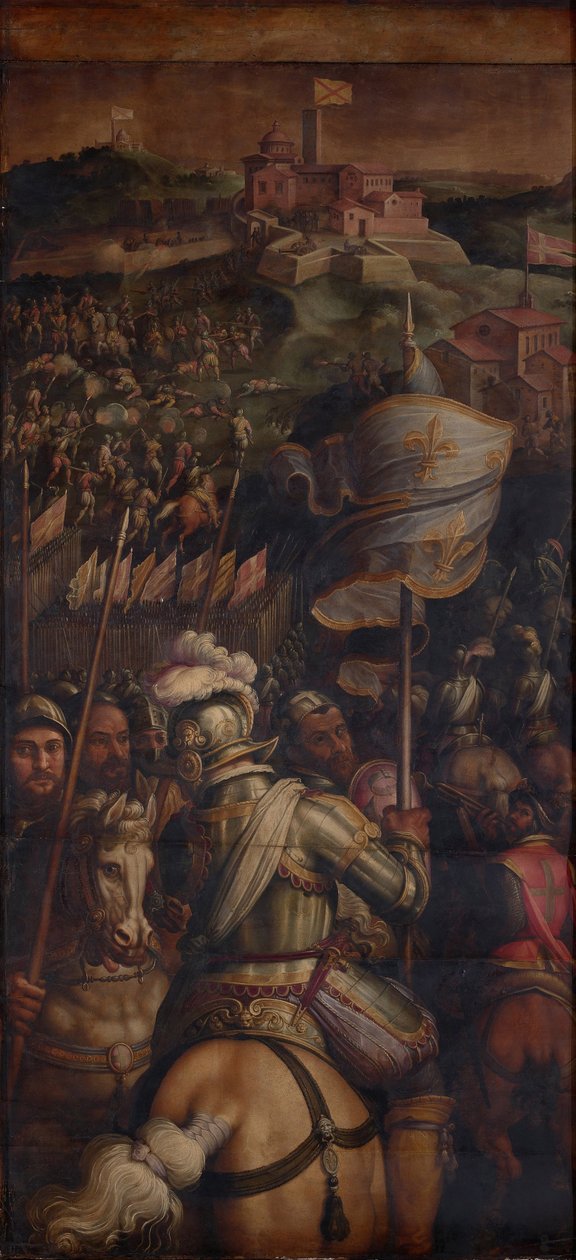Infångandet av fästningen Monastero, 1563-1565 av Giorgio Vasari