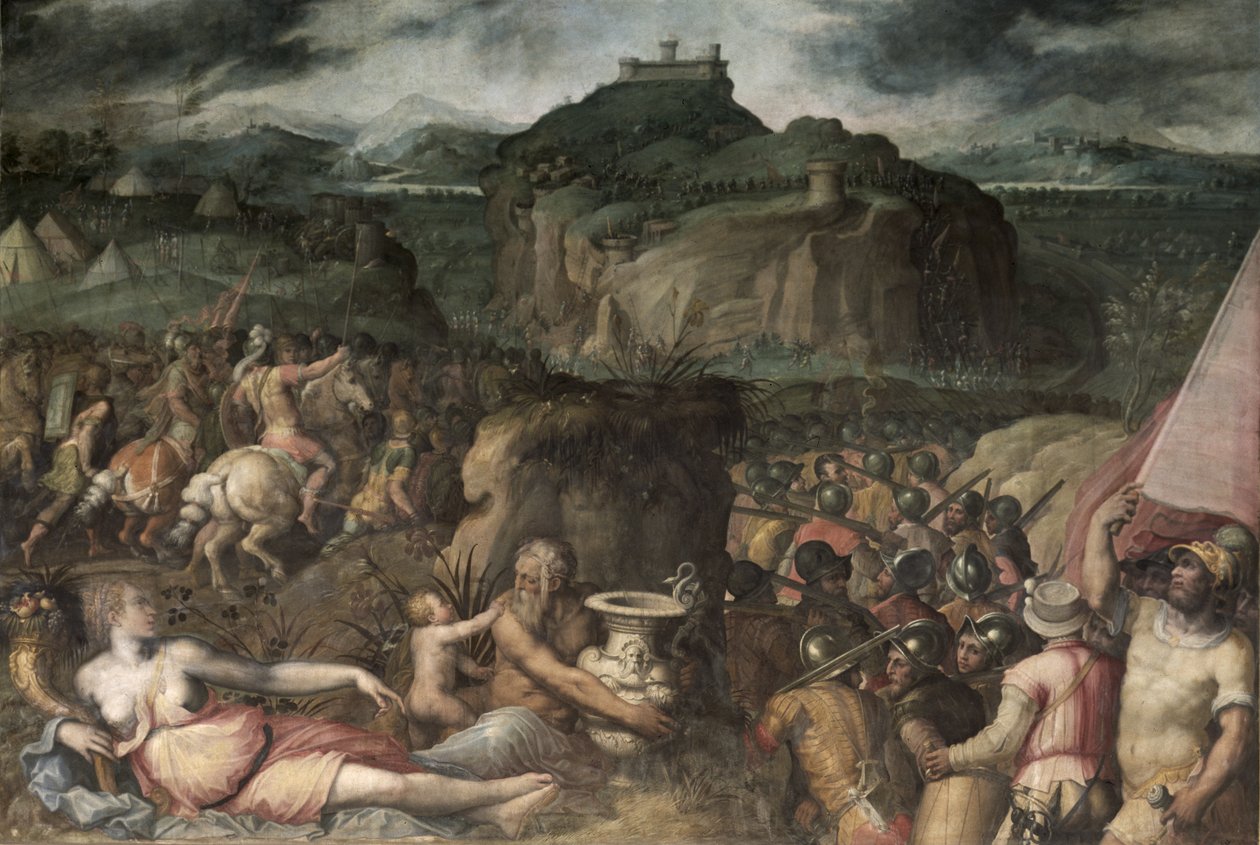 Belägringen av San Leo (fresk) av Giorgio Vasari