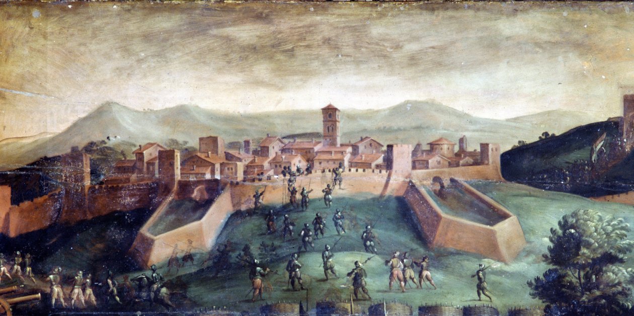 Infångandet av Casole, Italien av Giorgio Vasari