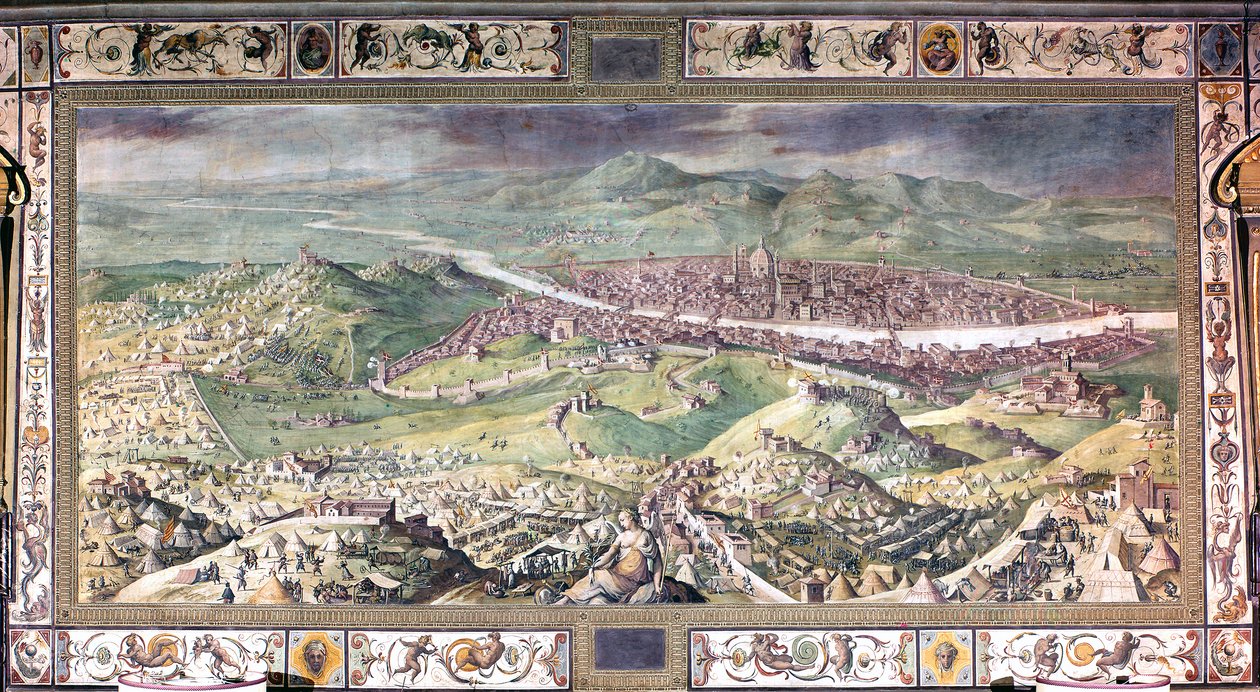 Belägringen av Florens 1530 av Giorgio Vasari