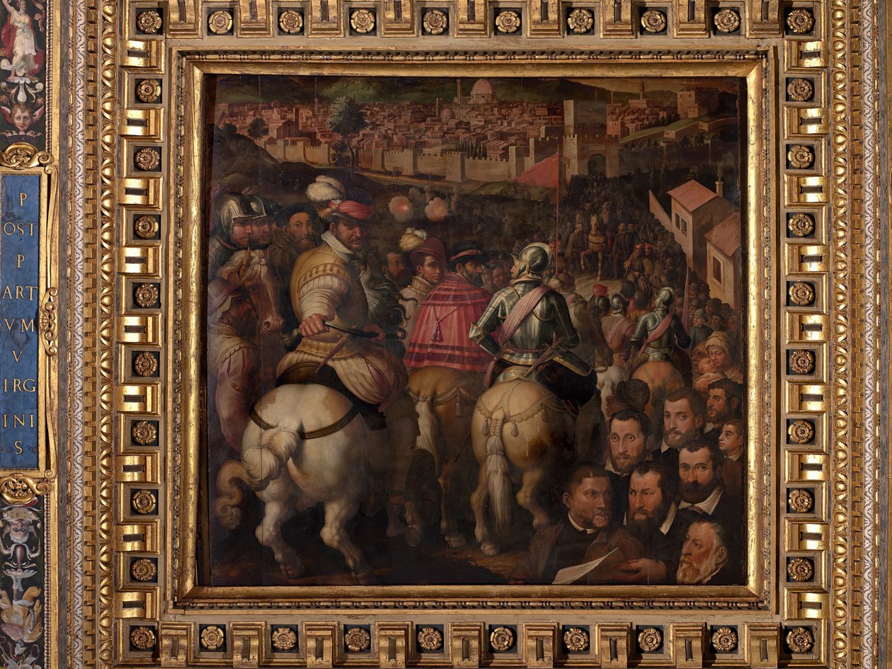Triumf för kriget mot Siena av Giorgio Vasari