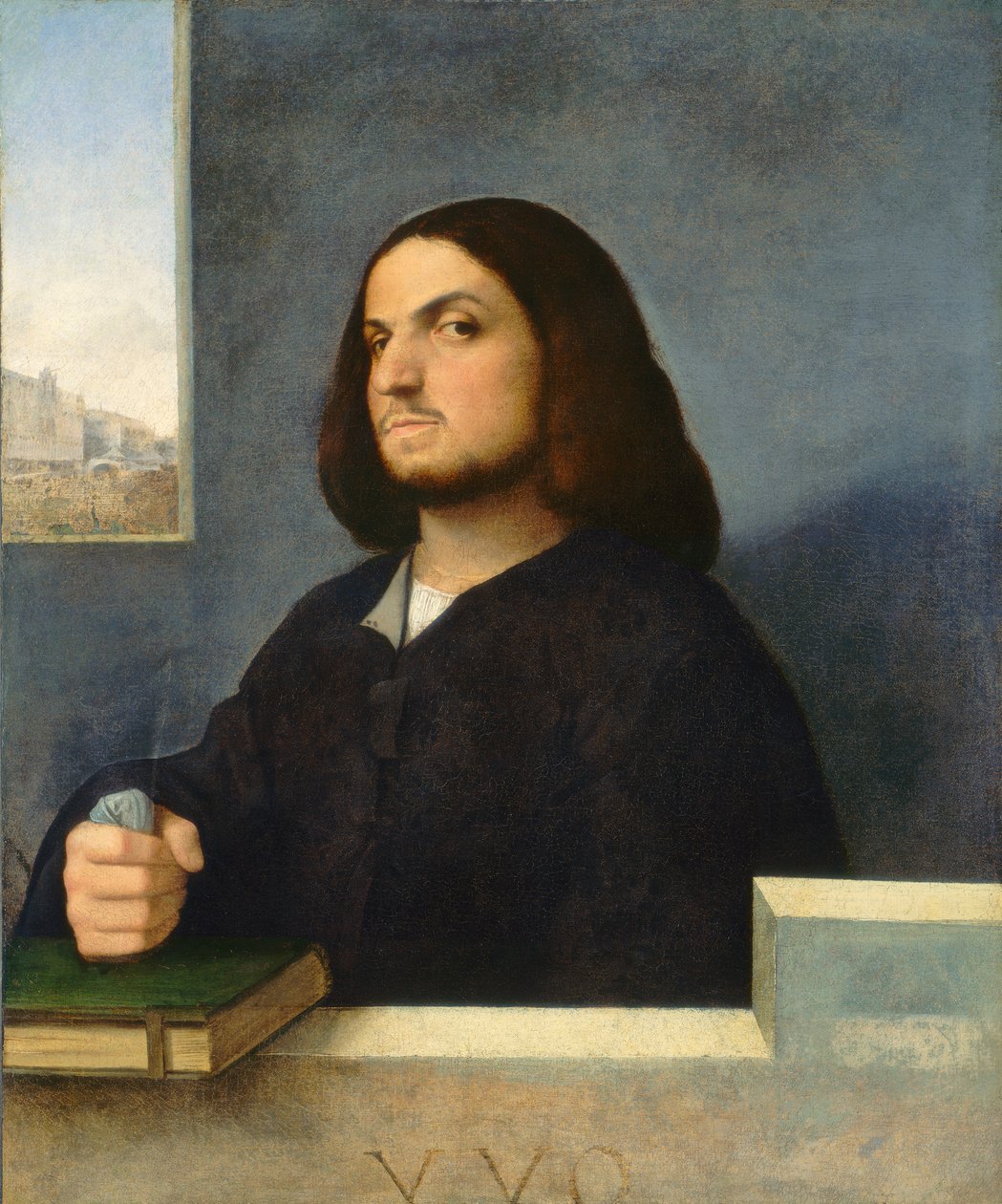 Porträtt av en venetiansk herre, ca 1510 av Giorgione da Castelfranco