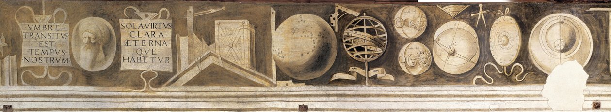 Kunskaper i mekanik Fris i Casa Pellizzari, ca. 1500 av Giorgione da Castelfranco