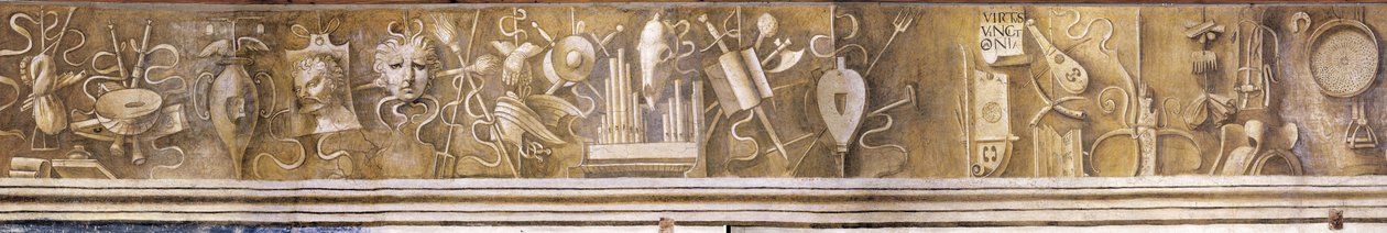 Liberal konst. Fris i Casa Pellizzari, ca. 1500 av Giorgione da Castelfranco