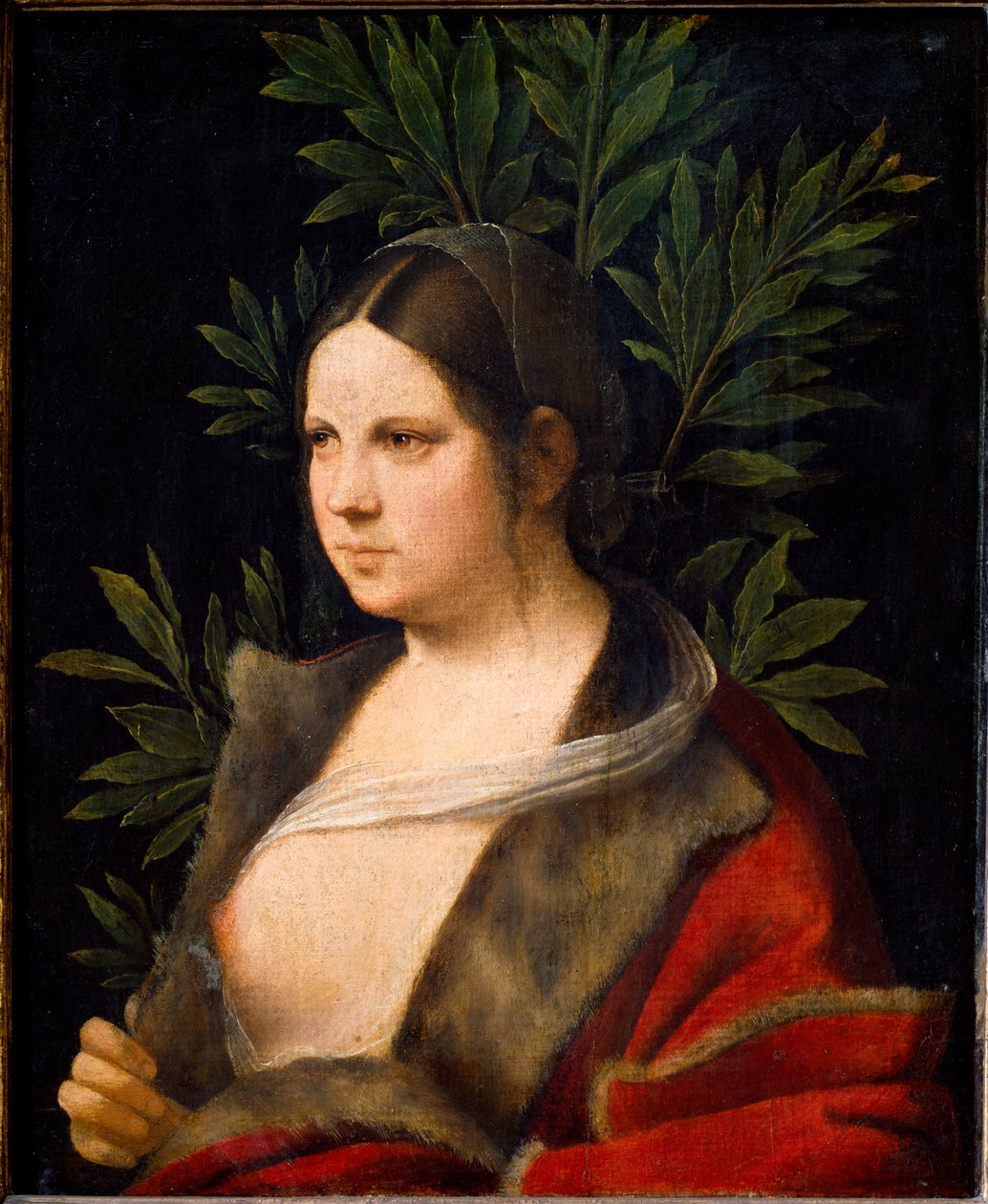Porträtt av Laure av Giorgione