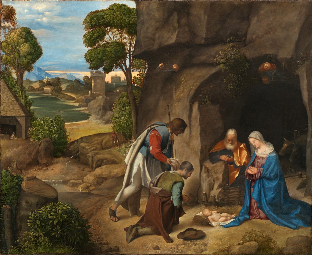 Tillbedjan av herdarna av Giorgione