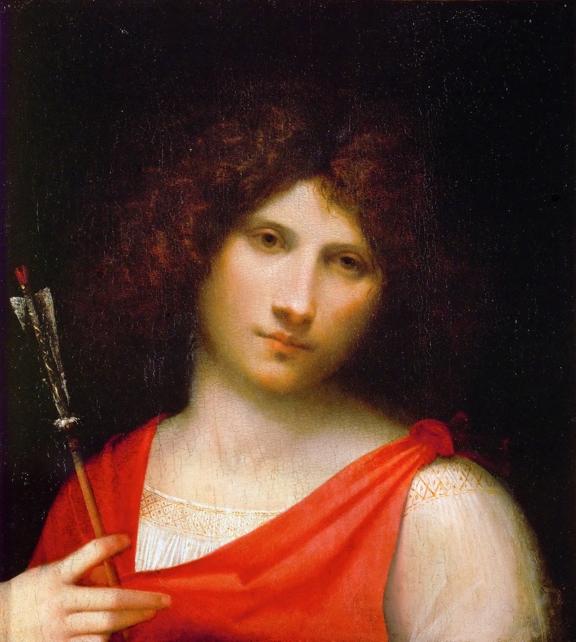 Ung man med pil, ca. 1505 av Giorgione da Castelfranco