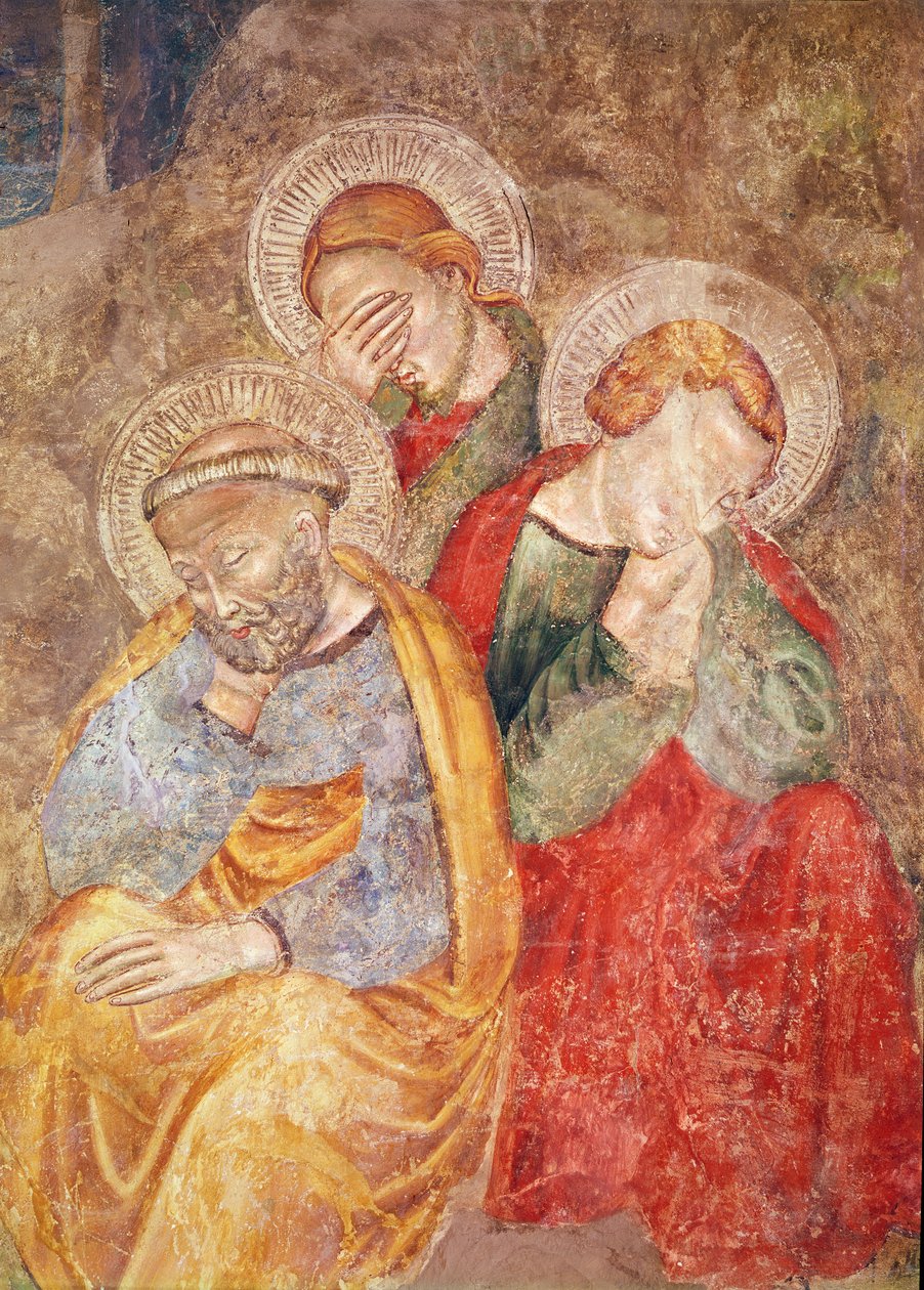 Apostlarna på Olivberget av Giotto di Bondone