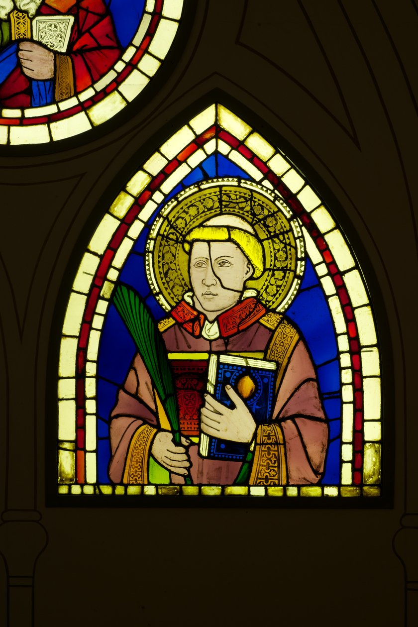Diakon (glasmålningar) av Giotto di Bondone