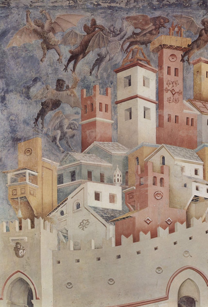 Frence Cycle för livet av Assisi av Assisi av Giotto di Bondone