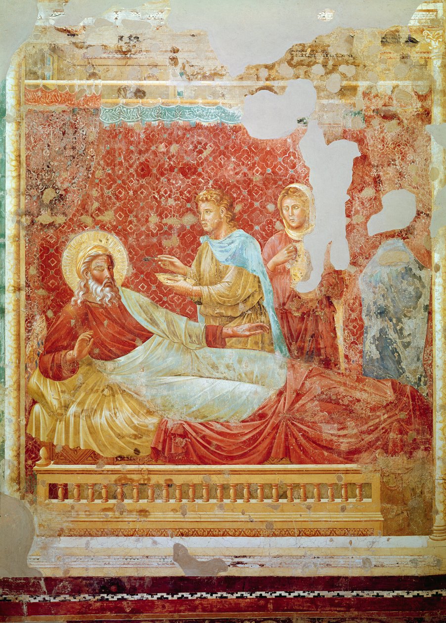 Isak avvisar Esau, ca 1288 av Giotto di Bondone