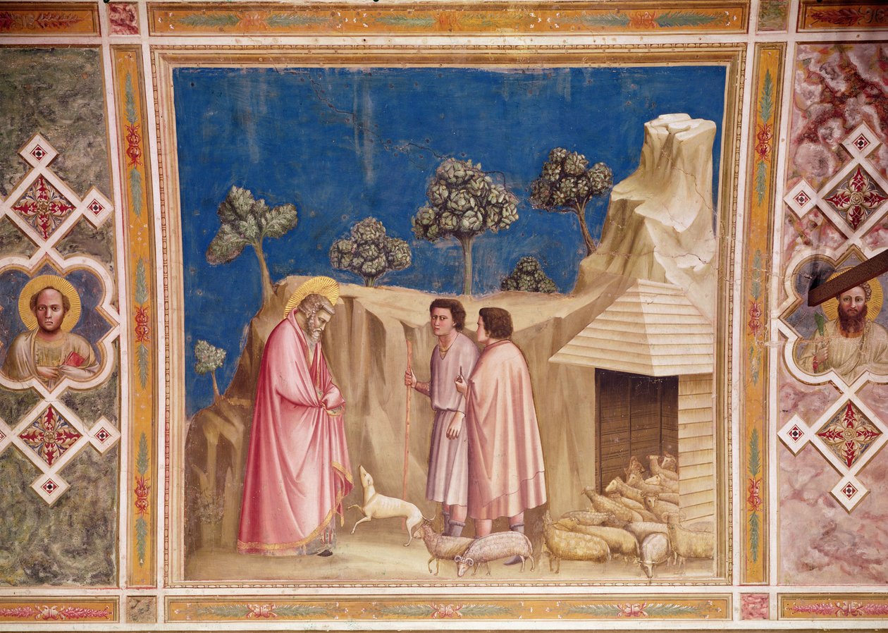 Joachim bland herdarna, ca 1305 (se även 165213) av Giotto di Bondone