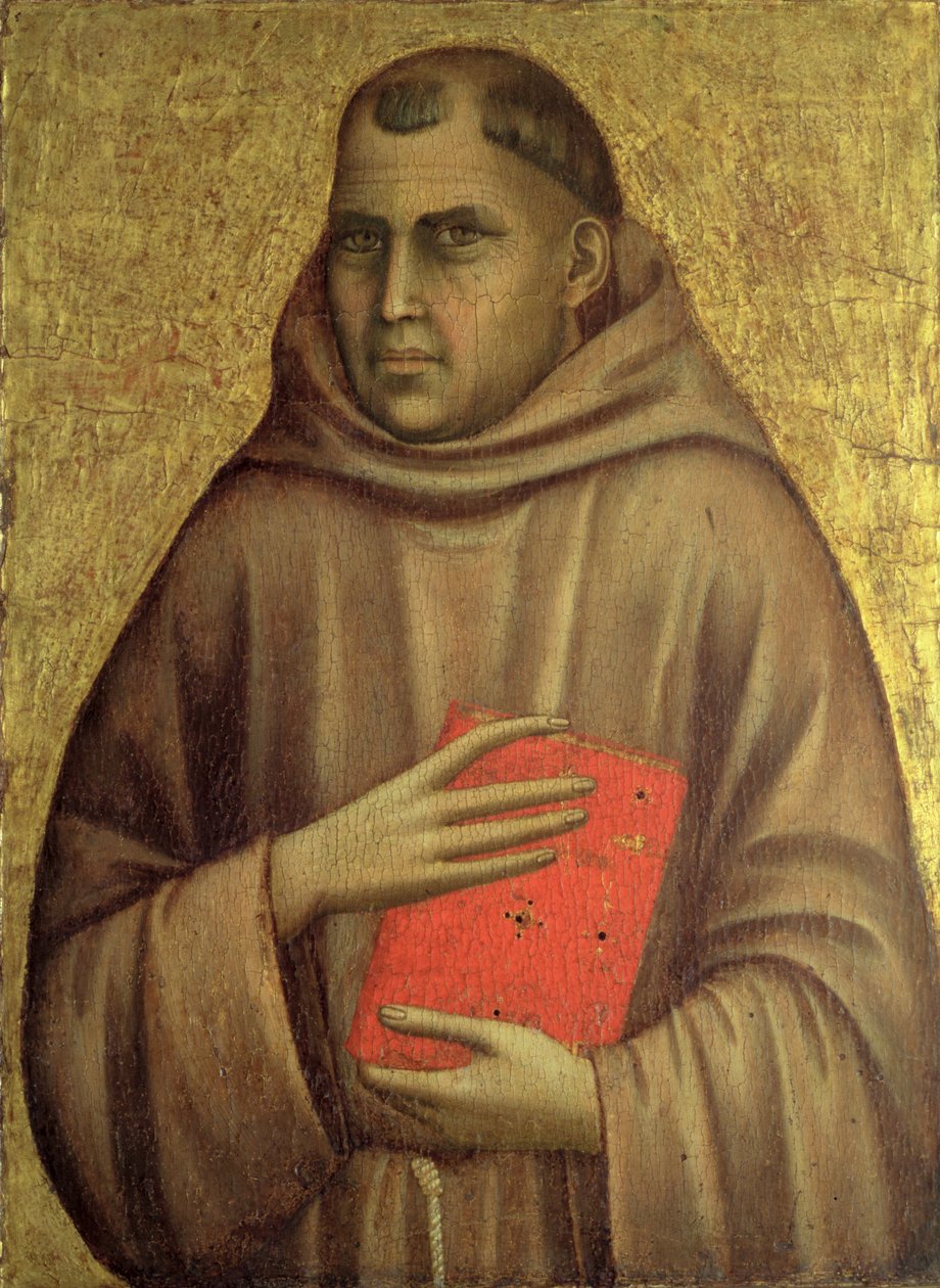 St. Anthony Abbot (c.251-356) c.1295 (tempera på panel) av Giotto di Bondone