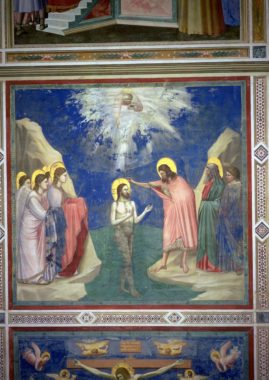 Kristi dop, c.1305 av Giotto di Bondone