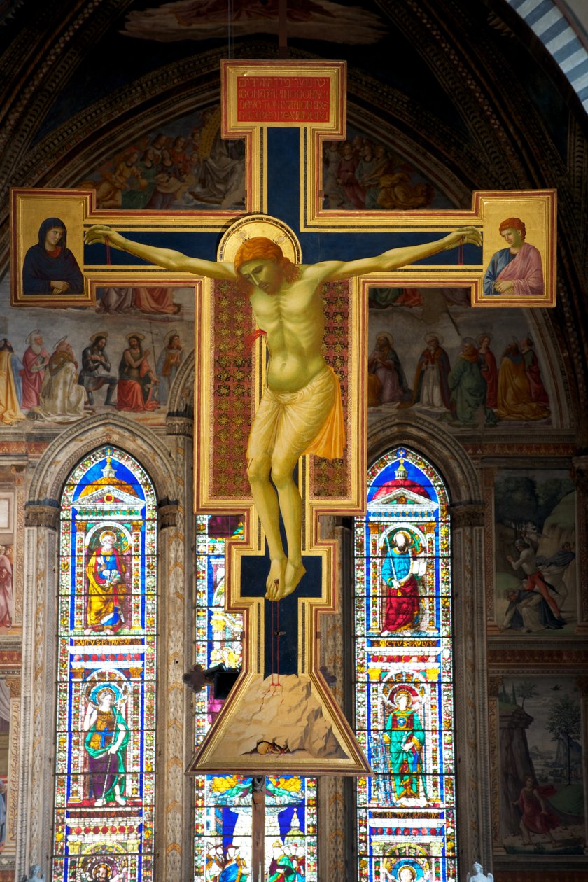 Korsfästelsen, ca 1288-89 (tempera på panel) av Giotto di Bondone