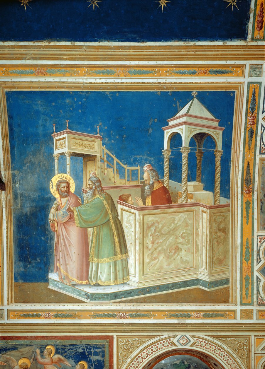 Utvisningen av Joachim från templet, c.1305 av Giotto di Bondone