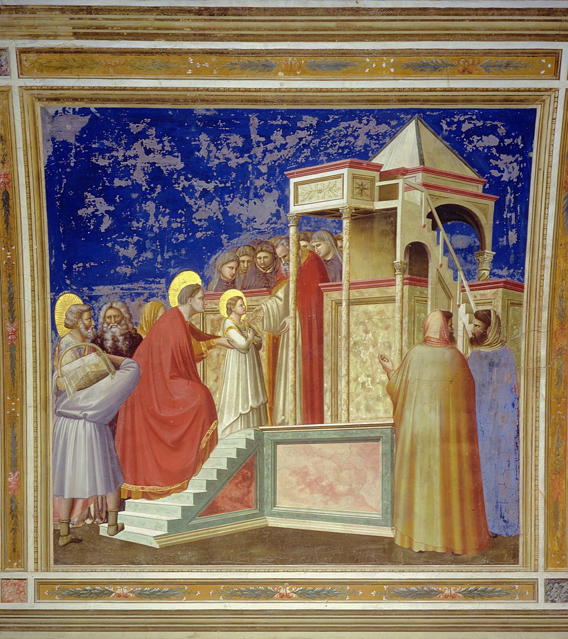 Presentationen av jungfrun vid templet, c.1305 av Giotto di Bondone