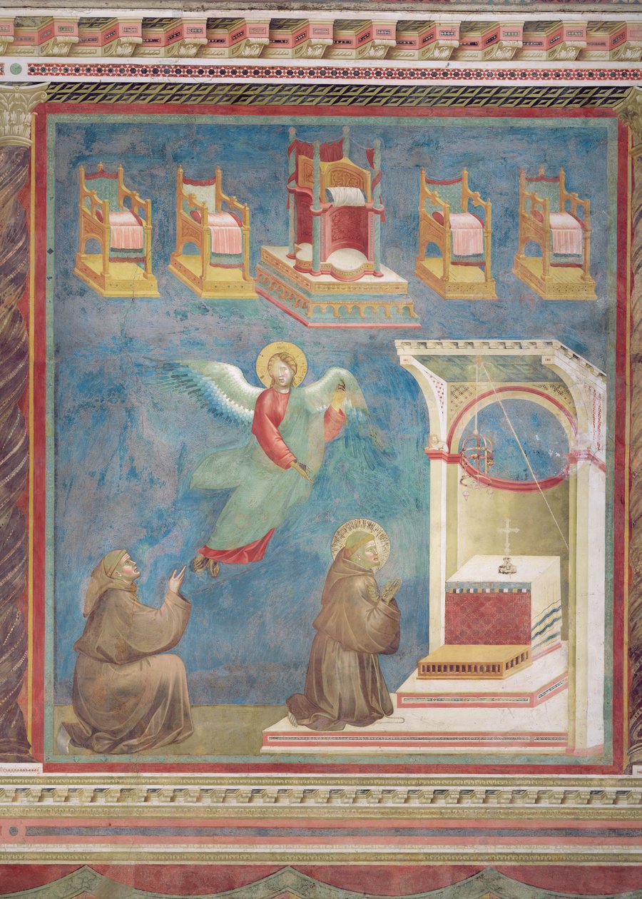 The Vision of the Thrones, 1297-99 (fresk) av Giotto di Bondone