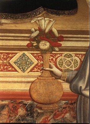 The Madonna di Ognissanti, ca 1310 (tempera på trä) av Giotto (c.1266 1337)