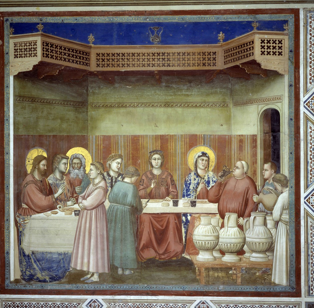 Bröllopet i Kana av Giotto (c.1266 1337)