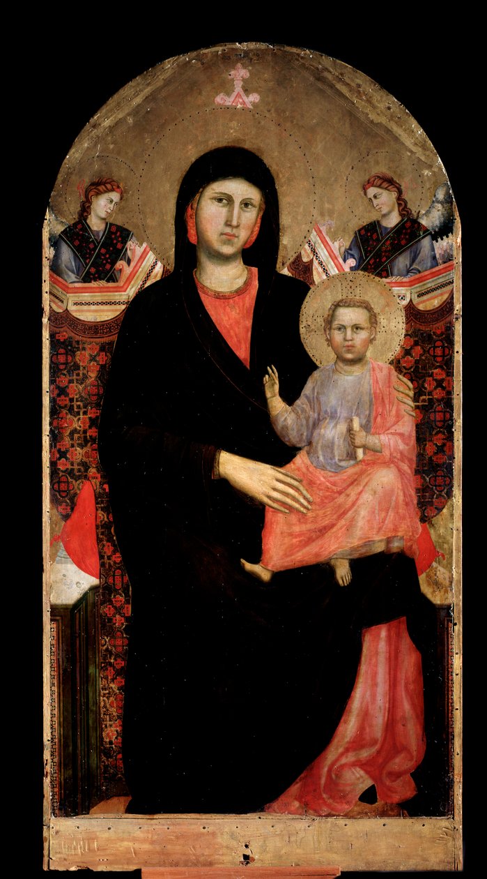 Jungfru och barn (målning av Giotto (c.1266 1337)